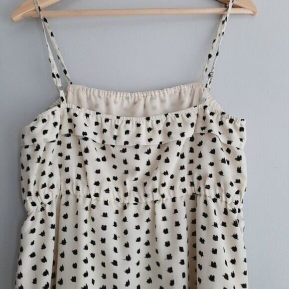 J. CREW / Empire Waist Tank Top MIni Dress Polka-dot Sz S - Picture 9 of 12